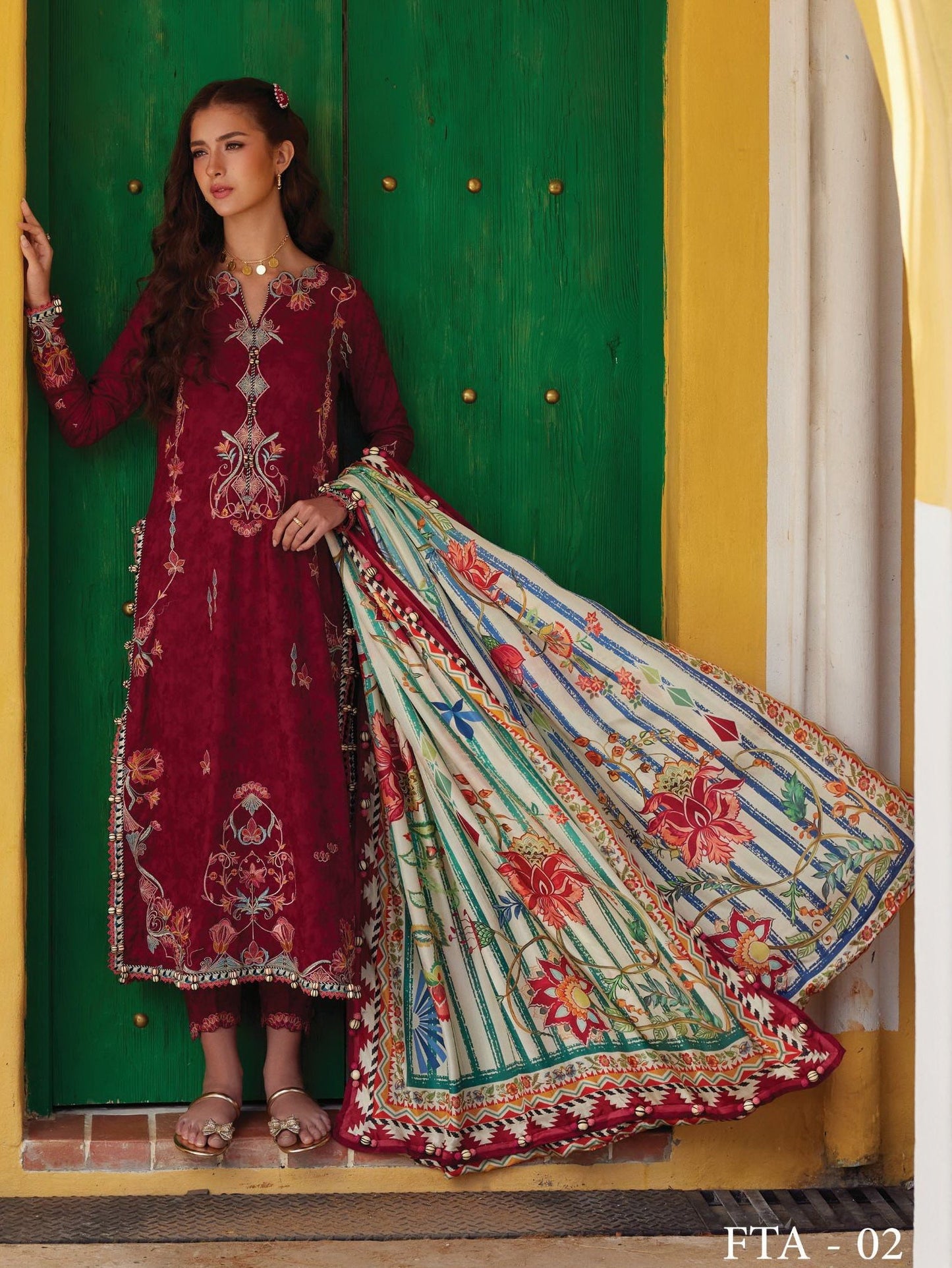 Sofia Scarlet |  Farah Talib Aziz  | Luxury Lawn Collection Unstitched 2026