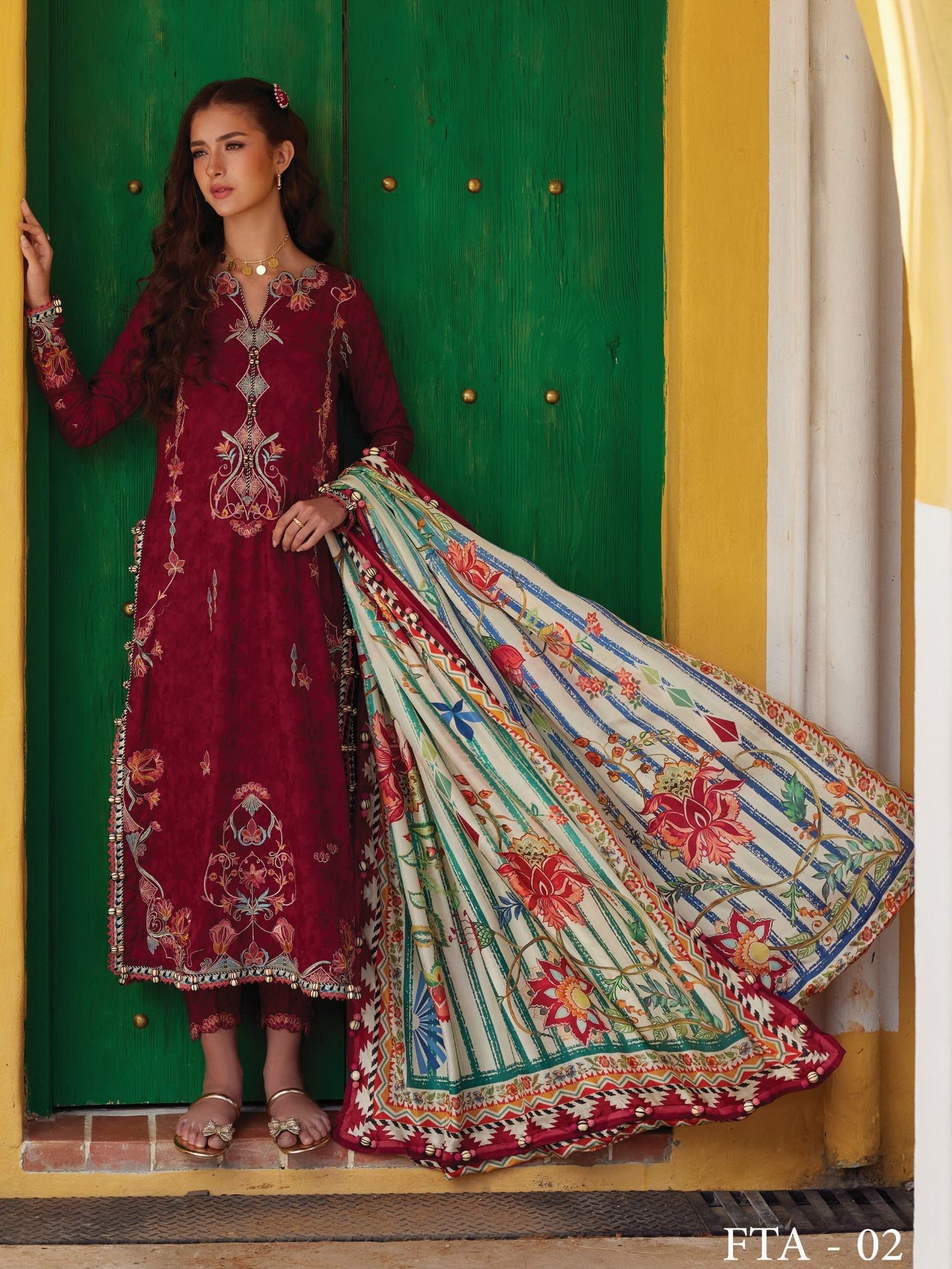 Sofia Scarlet |  Farah Talib Aziz  | Luxury Lawn Collection Unstitched 2026