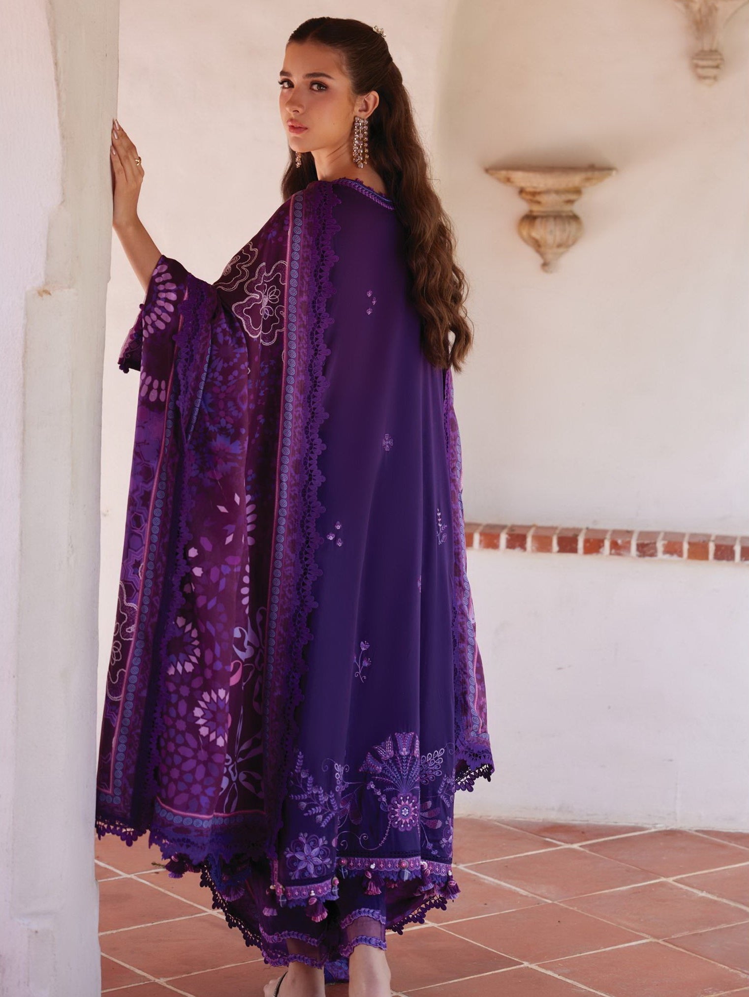Vicenta Violet |  Farah Talib Aziz  | Luxury Lawn Collection Unstitched 2026