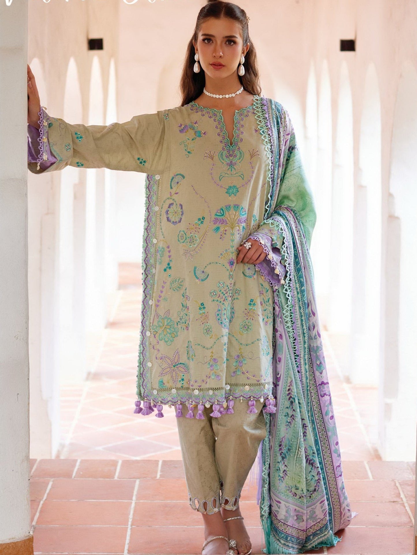 Valeria Olive |  Farah Talib Aziz  | Luxury Lawn Collection Unstitched 2026