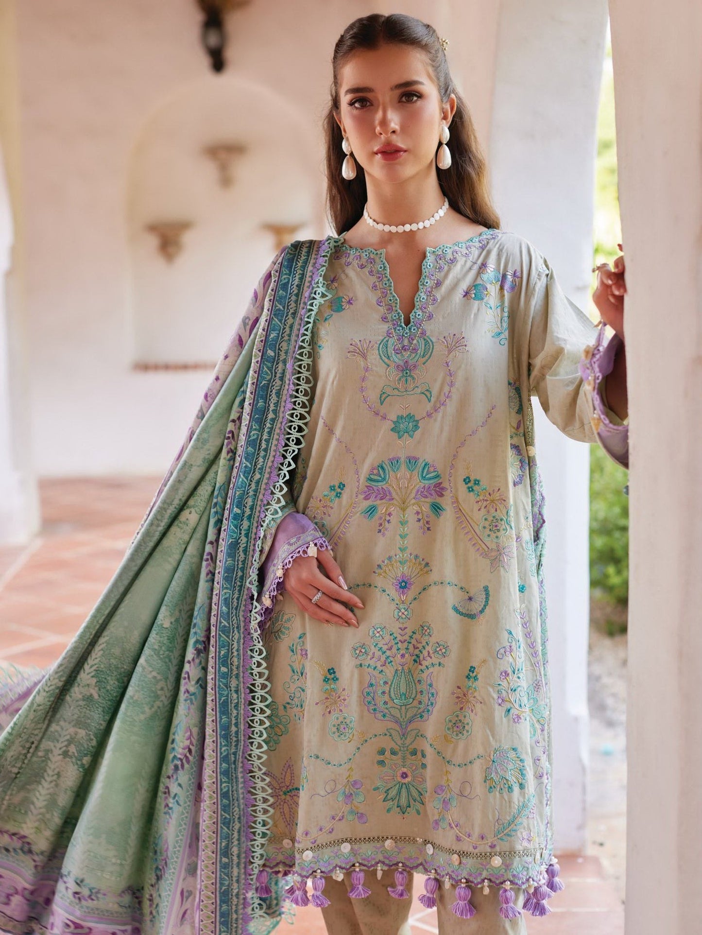 Valeria Olive |  Farah Talib Aziz  | Luxury Lawn Collection Unstitched 2026