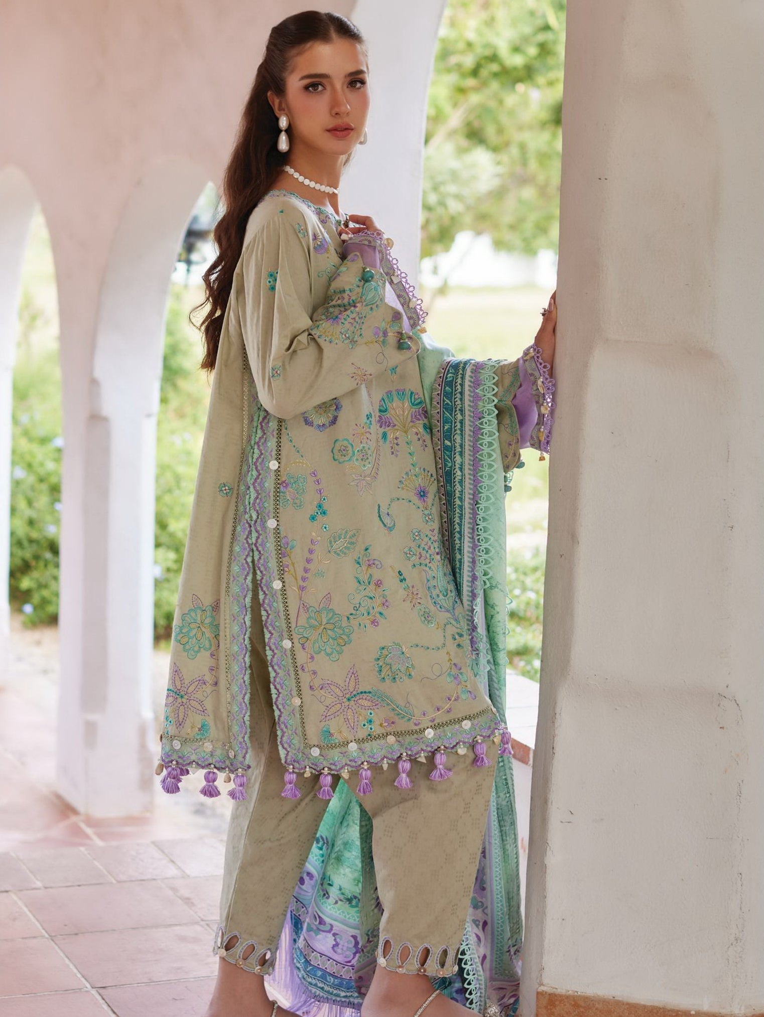 Valeria Olive |  Farah Talib Aziz  | Luxury Lawn Collection Unstitched 2026