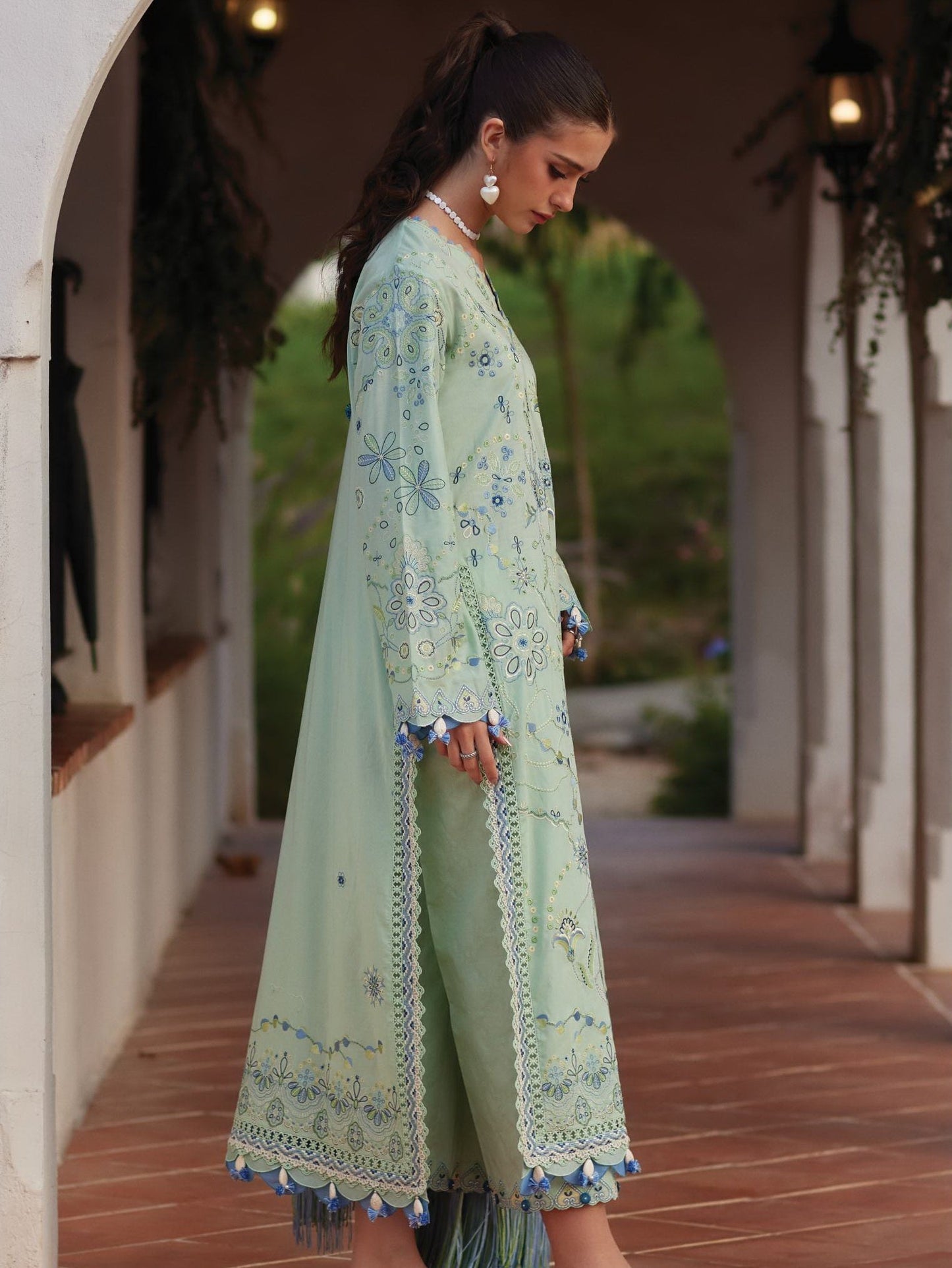 Marcia Mint |  Farah Talib Aziz  | Luxury Lawn Collection Unstitched 2026