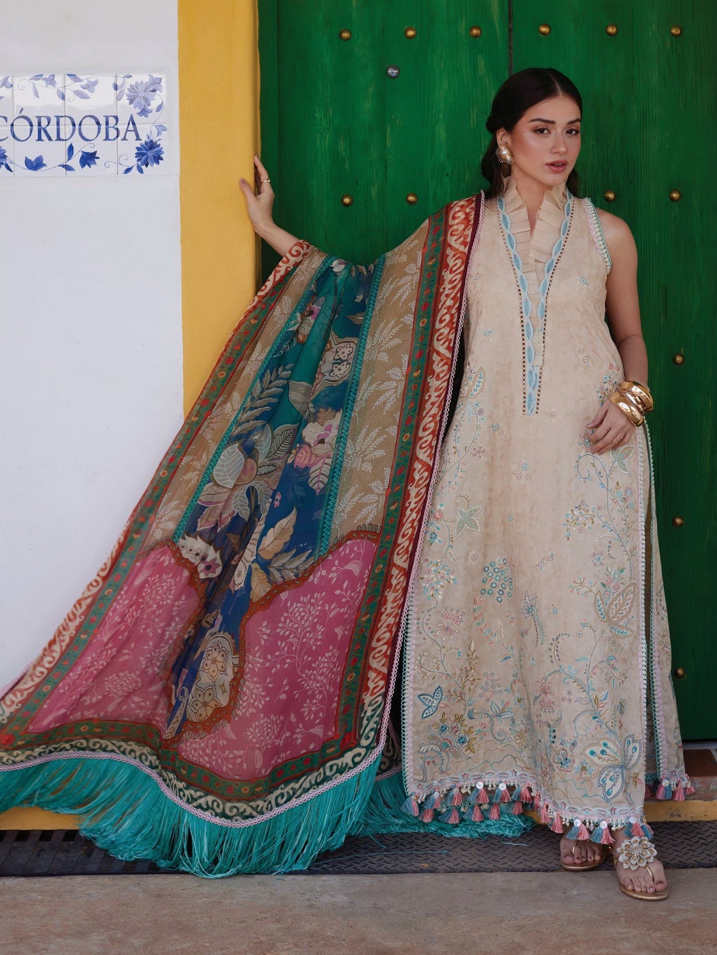 Isabella Sand |  Farah Talib Aziz  | Luxury Lawn Collection Unstitched 2026
