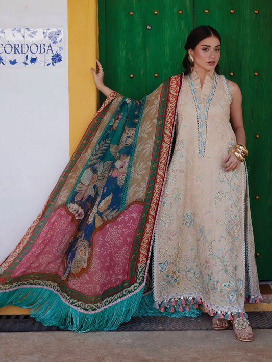 Isabella Sand |  Farah Talib Aziz  | Luxury Lawn Collection Unstitched 2026