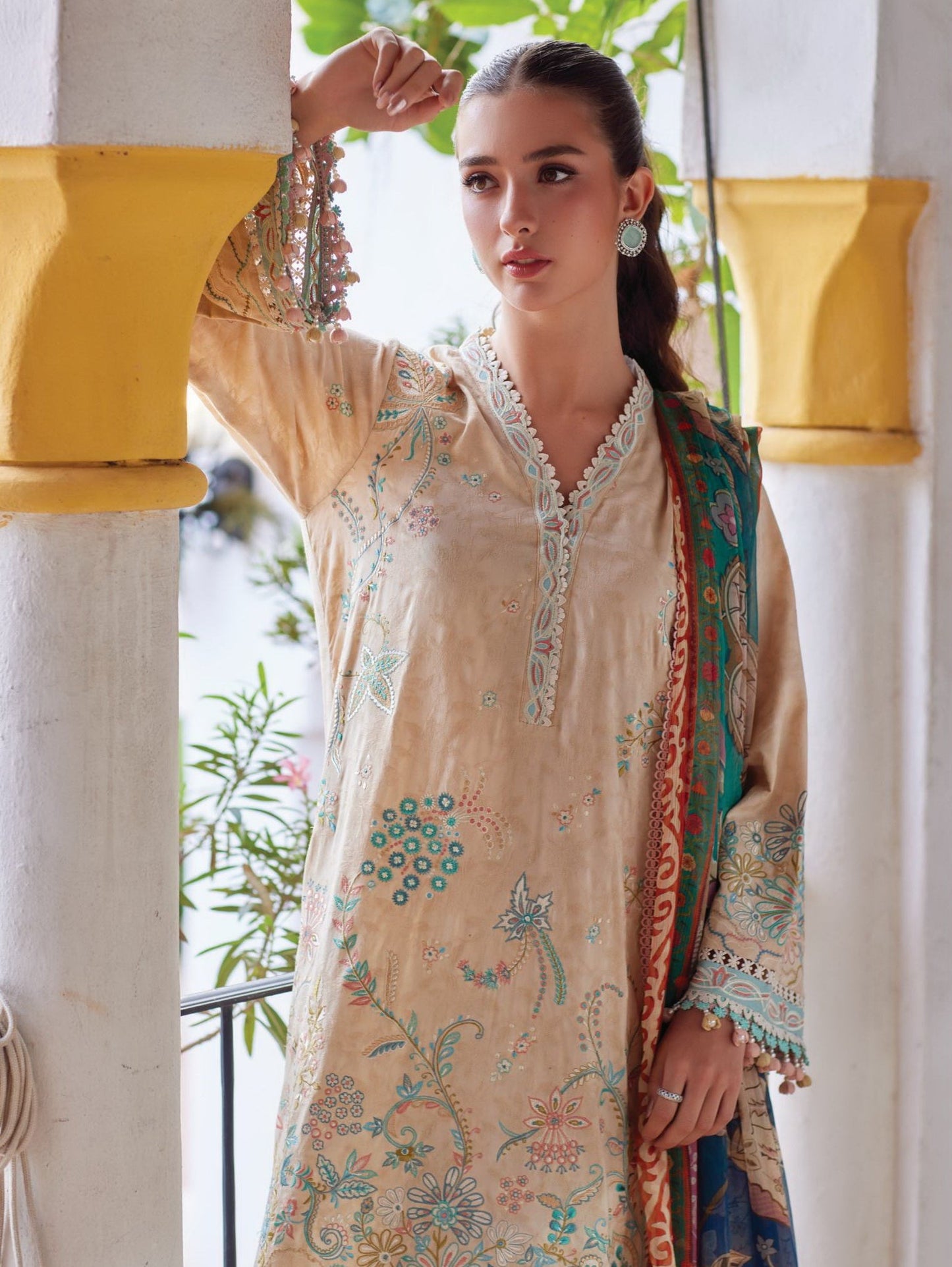 Isabella Sand |  Farah Talib Aziz  | Luxury Lawn Collection Unstitched 2026