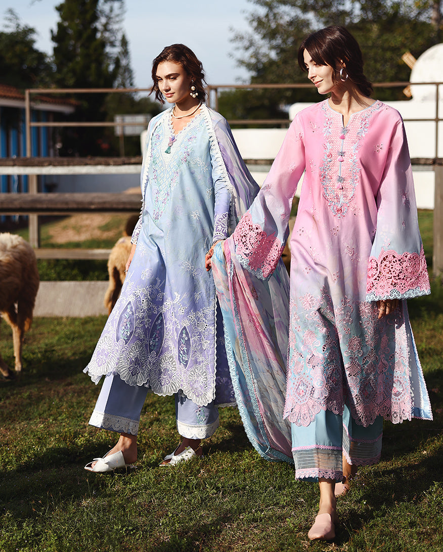 Faint Blossom | Mushq | Solace Ombre Chikankari Collection 2026