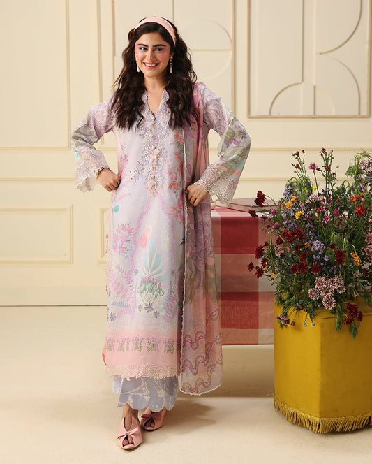 Flora Amour | Mushq | Soleil Prints Lawn collection 2026