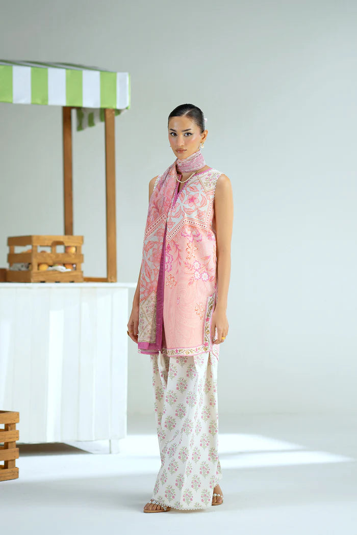 BRUNCH BABE – JPU25-10 | Saira Rizwan | Joolie Prints Cambric Intermix Collection 2025