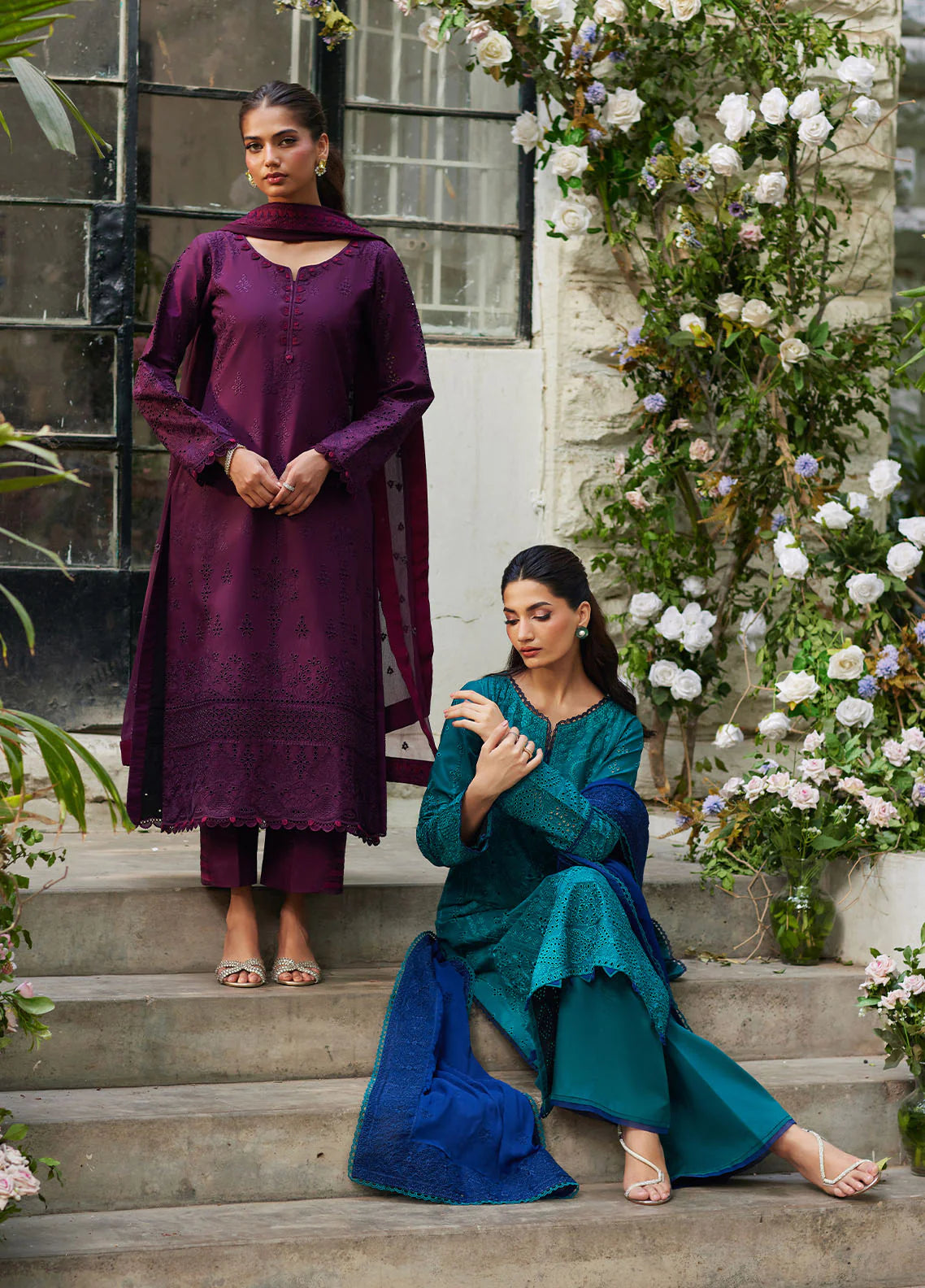 Azura | Gulaal | Lumiere Chikankaari Collection 2025