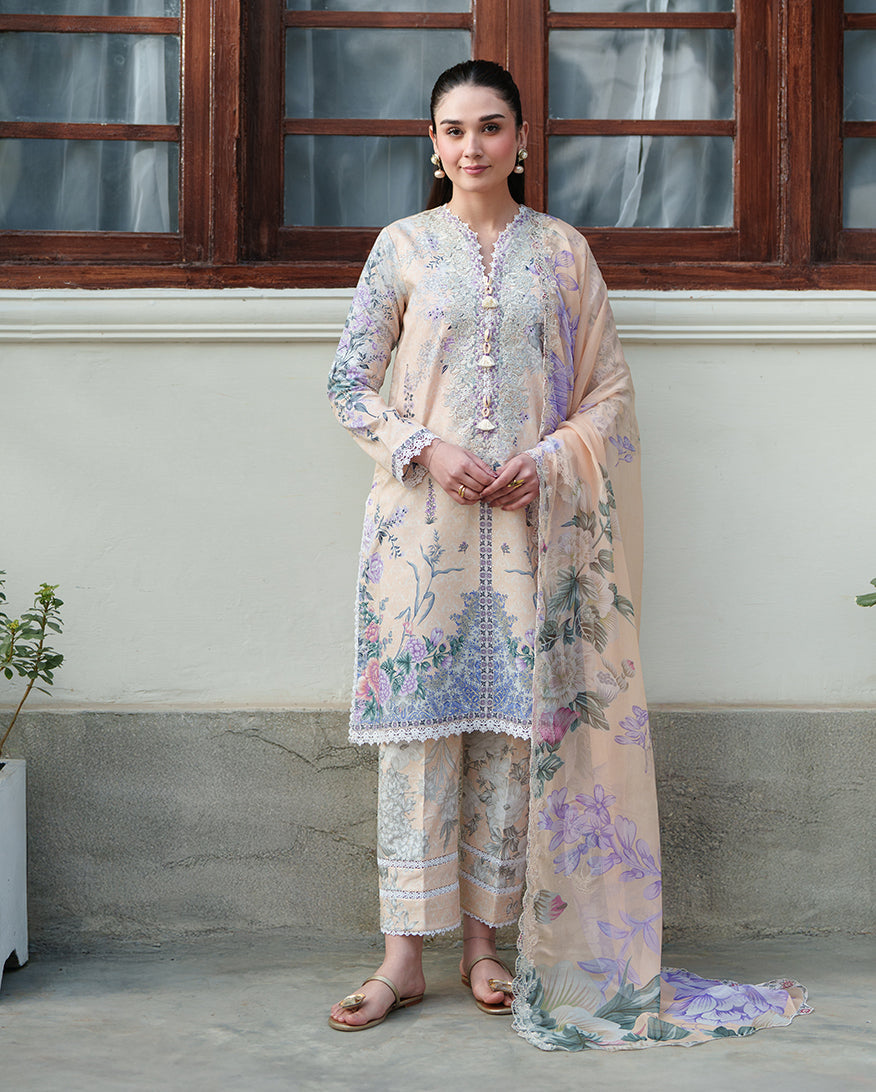 Gentle Breeze | Roheenaz | Whispered Florals Lawn Unstitched Collection 2026