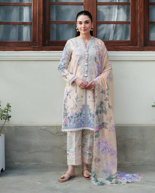Gentle Breeze | Roheenaz | Whispered Florals Lawn Unstitched Collection 2026