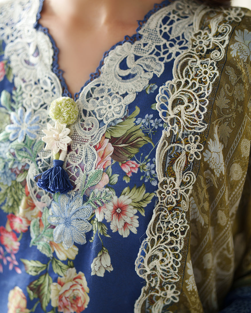 Gentle Petals | Roheenaz | Whispered Florals Lawn Unstitched Collection 2026