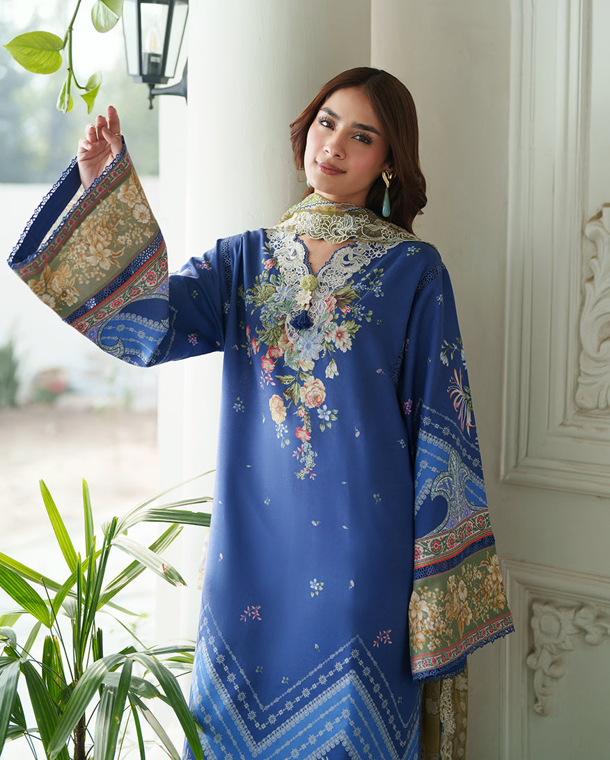 Gentle Petals | Roheenaz | Whispered Florals Lawn Unstitched Collection 2026
