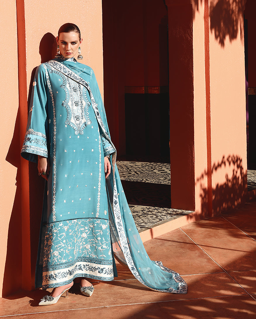 Glinda | Mushq | Nuvera Raw Silk Elevated Unstitched Collection 2026