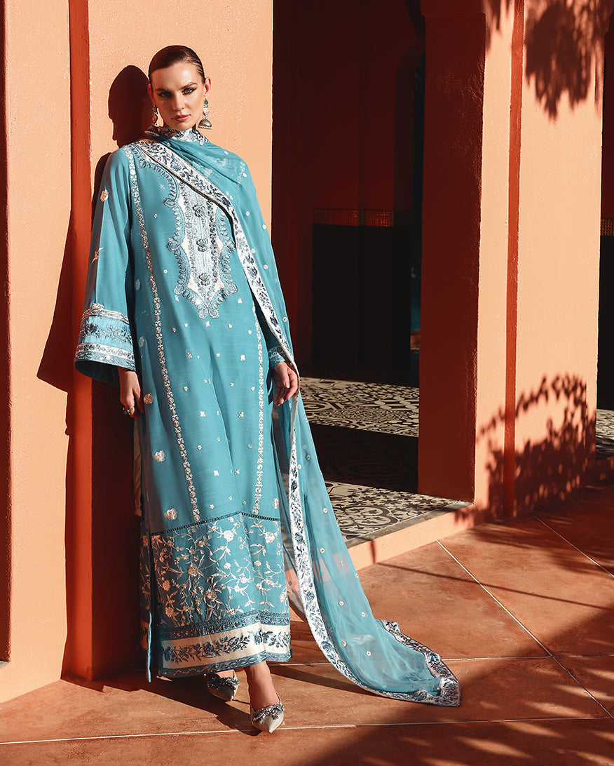 Glinda | Mushq | Nuvera Raw Silk Elevated Unstitched Collection 2026