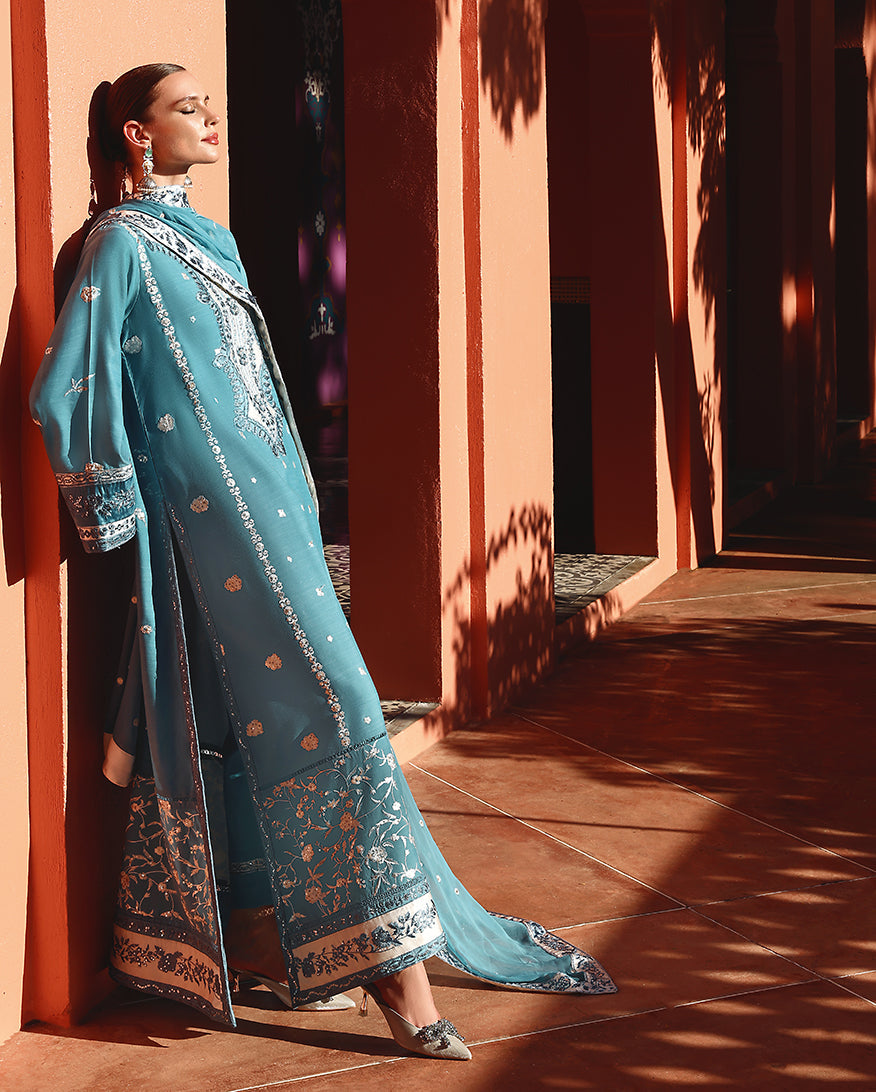 Glinda | Mushq | Nuvera Raw Silk Elevated Unstitched Collection 2026