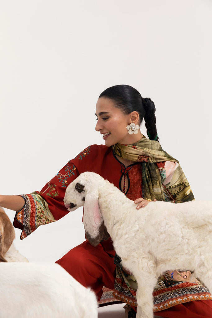 009A | Sana Safinaz | Mahay Winter Unstitched Collection 2025