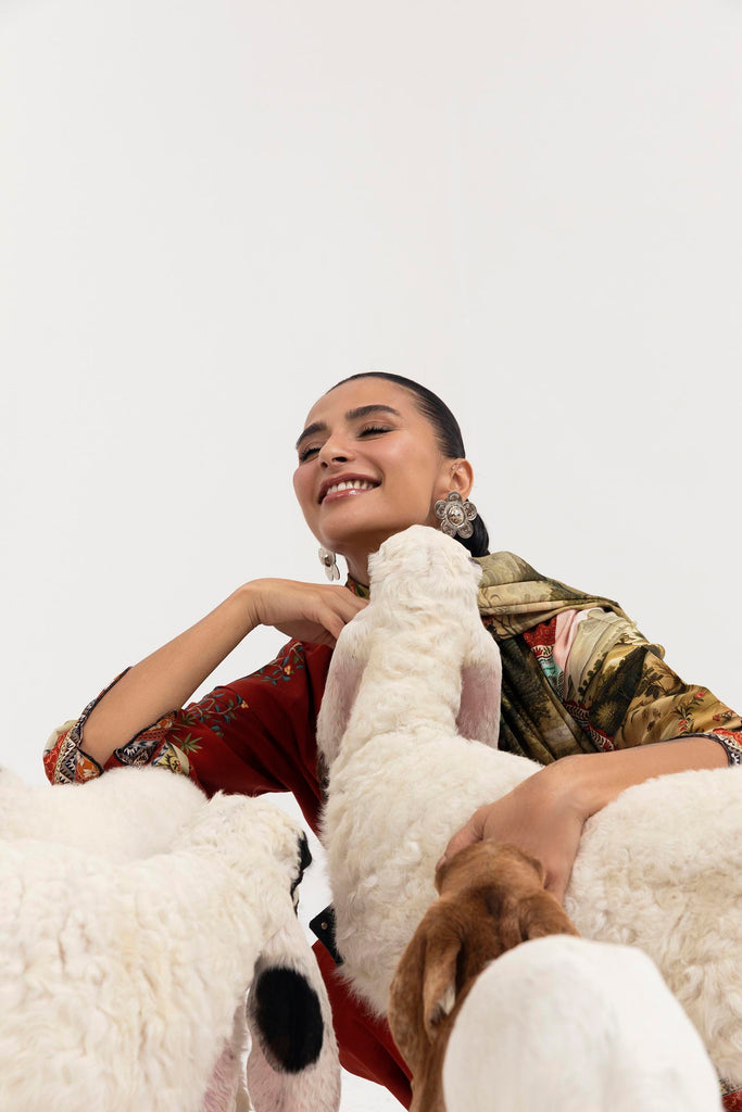 009A | Sana Safinaz | Mahay Winter Unstitched Collection 2025