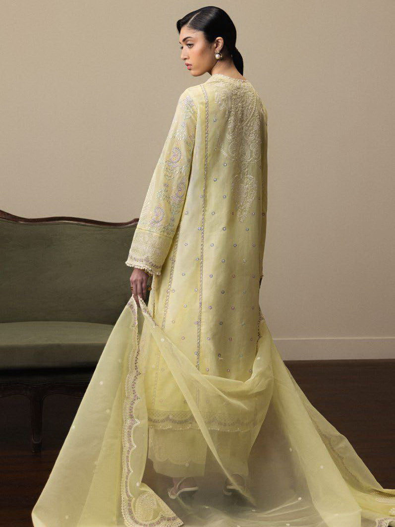 Hinata-D3 |  Zara Shahjahan  | Satori Luxury Lawn Collection Unstitched 2026 