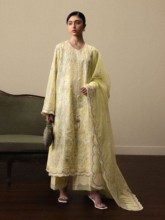 Hinata-D3 |  Zara Shahjahan  | Satori Luxury Lawn Collection Unstitched 2026 