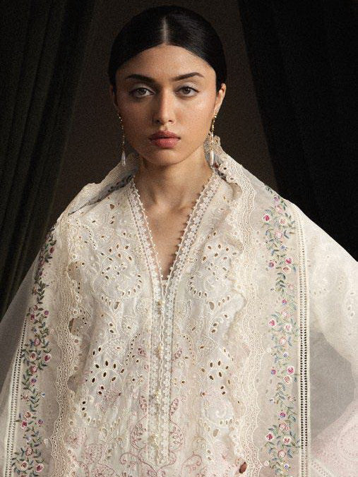 D-12 HOSHIMI |  Zara Shahjahan  | Satori Luxury Lawn Collection Unstitched 2026