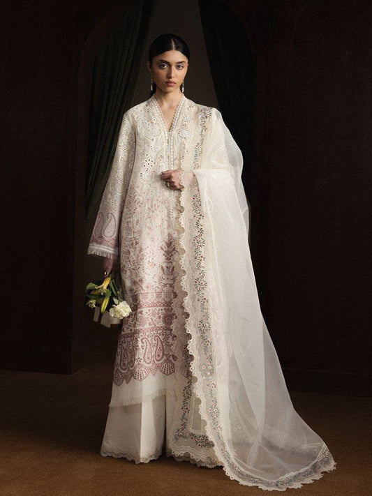 D-12 HOSHIMI |  Zara Shahjahan  | Satori Luxury Lawn Collection Unstitched 2026