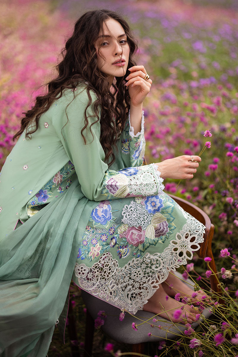 BRIMSTONE | Mushq | Hemline The Secret Garden Luxury Lawn 2024