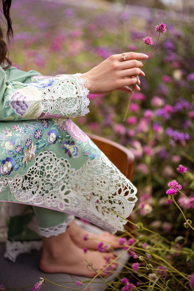 BRIMSTONE | Mushq | Hemline The Secret Garden Luxury Lawn 2024