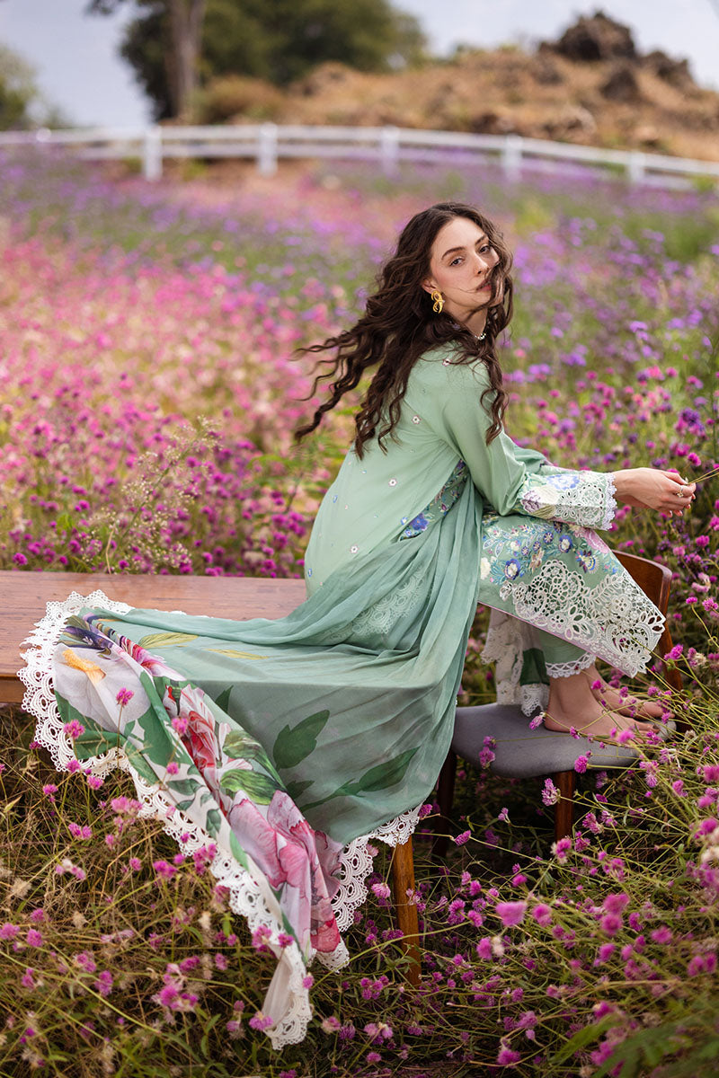 BRIMSTONE | Mushq | Hemline The Secret Garden Luxury Lawn 2024