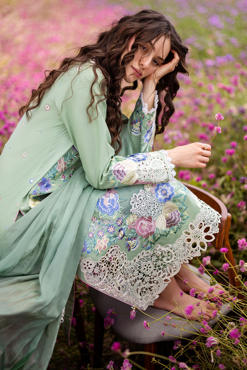 BRIMSTONE | Mushq | Hemline The Secret Garden Luxury Lawn 2024