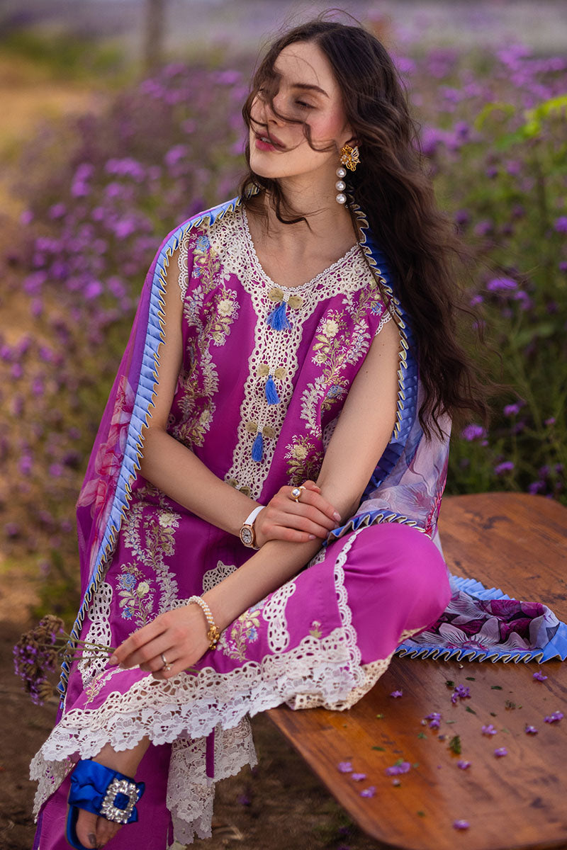 ENCHANTED BLOOM | Mushq | Hemline The Secret Garden Luxury Lawn 2024