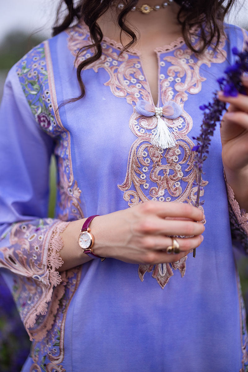 PURPLE EMPEROR | Mushq | Hemline The Secret Garden Luxury Lawn 2024