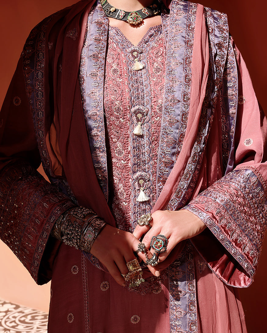 Hermione | Mushq | Nuvera Raw Silk Elevated Unstitched Collection 2026