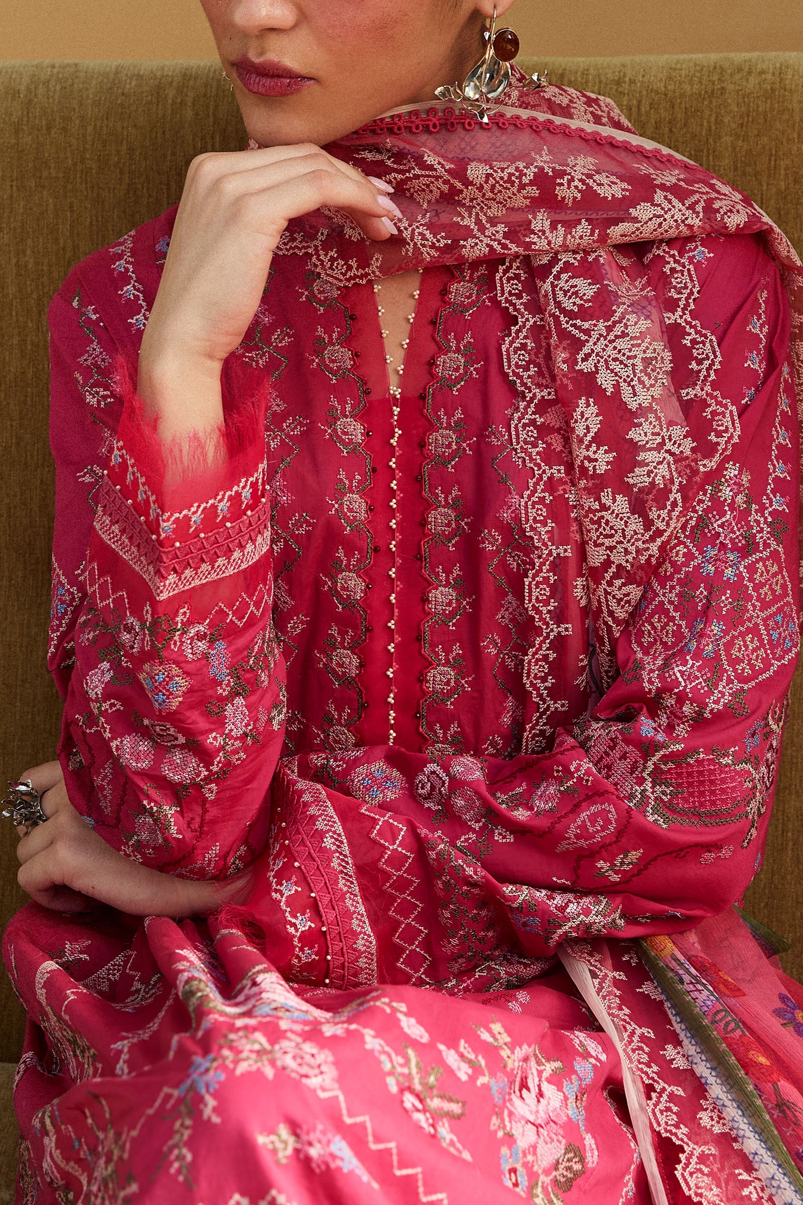 Hikari-7A | Zara Shahjahan | Satori Lawn 2025