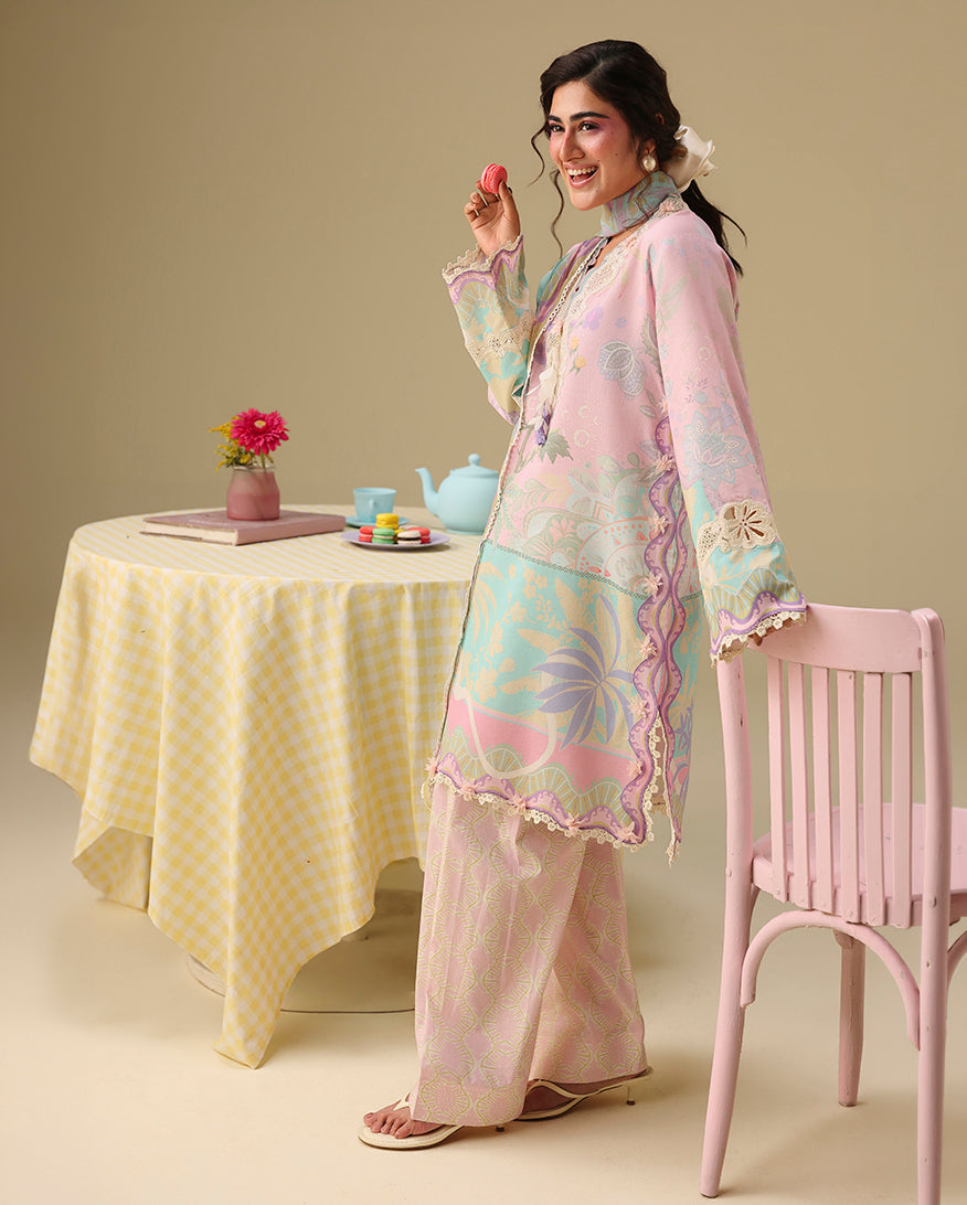 Honey Petal | Mushq | Soleil Prints Lawn collection 2026