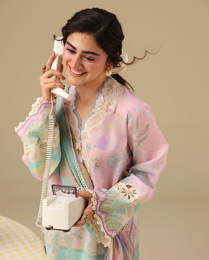 Honey Petal | Mushq | Soleil Prints Lawn collection 2026