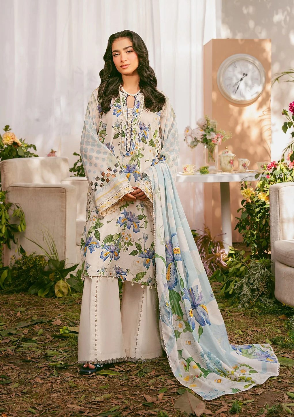 EPS-6A IVORY PETALS | Elaf Prints Volume 2 | 2025