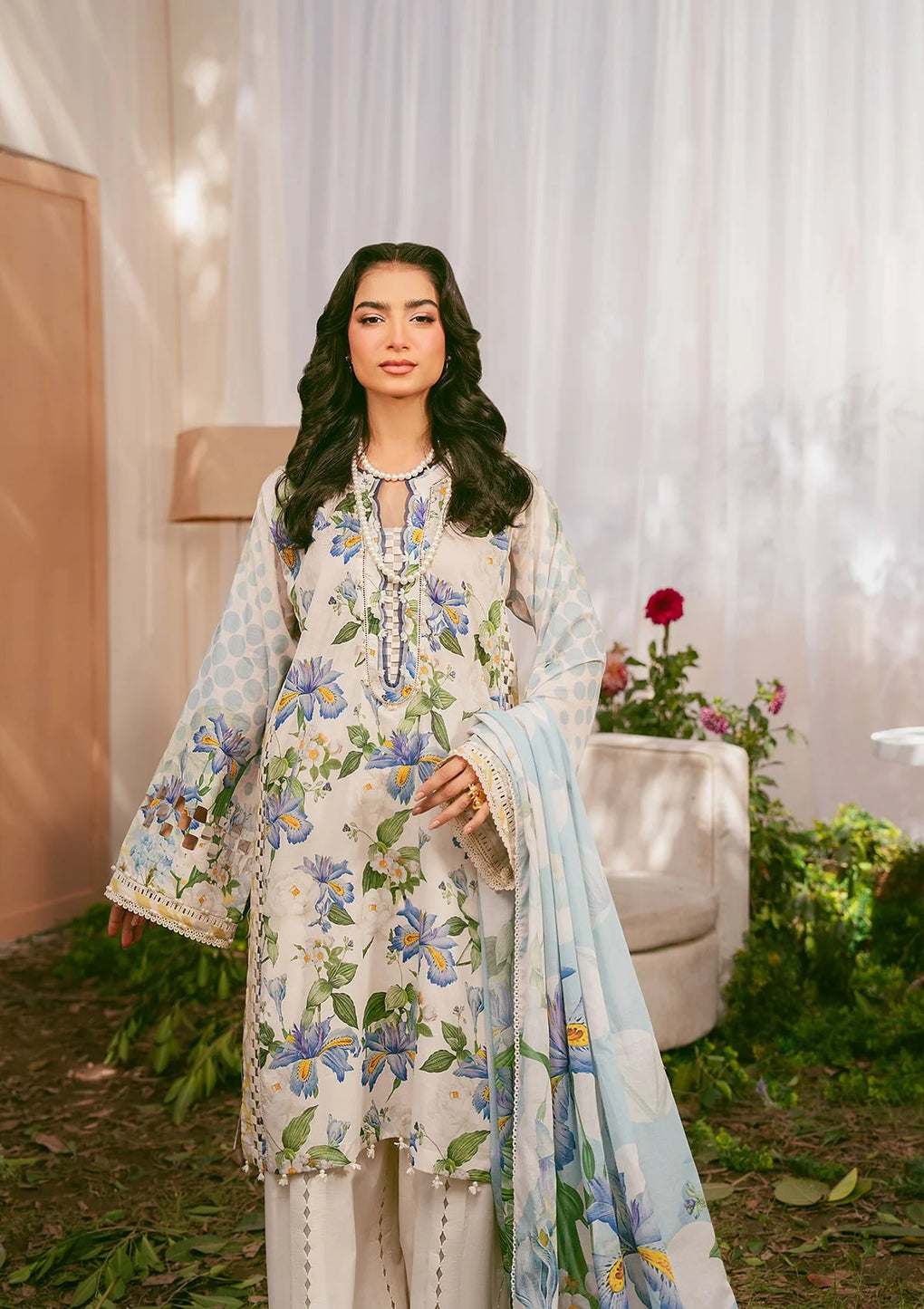 EPS-6A IVORY PETALS | Elaf Prints Volume 2 | 2025
