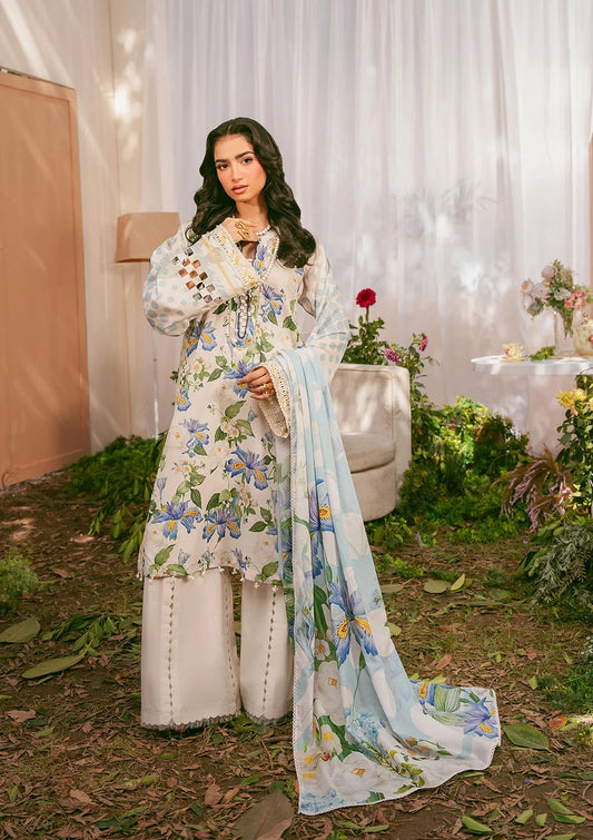 EPS-6A IVORY PETALS | Elaf Prints Volume 2 | 2025