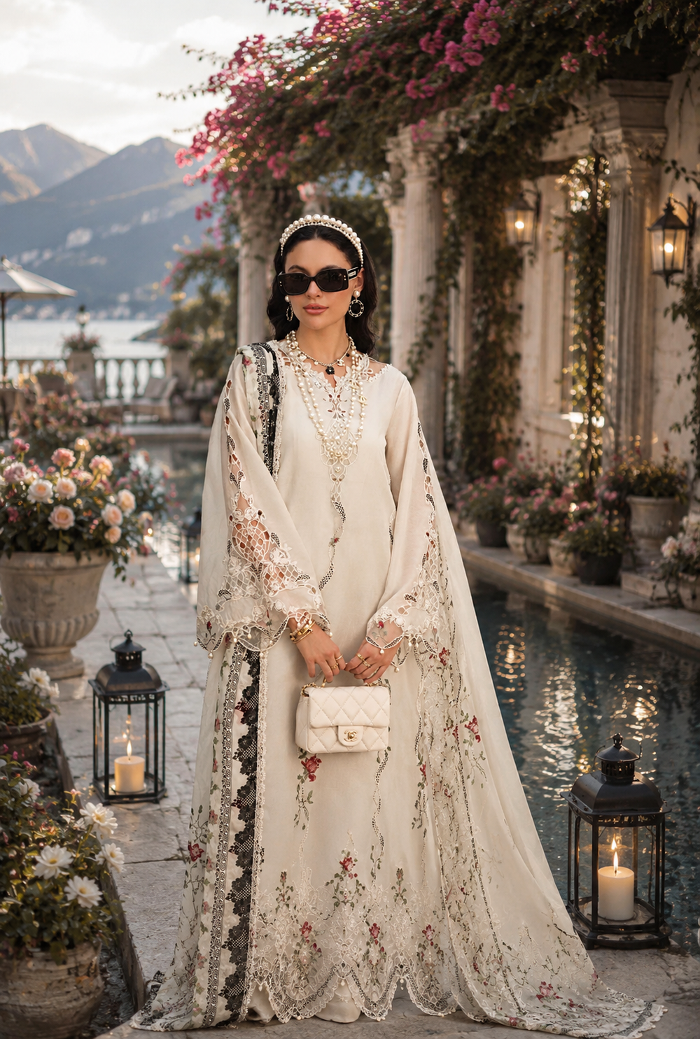 D7 – Ivory Heritage | Saadia Asad | Noor Eid Luxury Printskhas Collection 2026