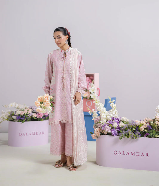 EM-02 (B) KIRA | Qalamkar | Qprints Lawn Volume 2 2025