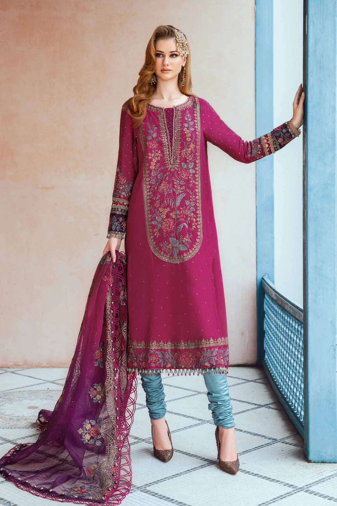 Magenta - CST - 704 | Maria B | Sateen Collection 2023