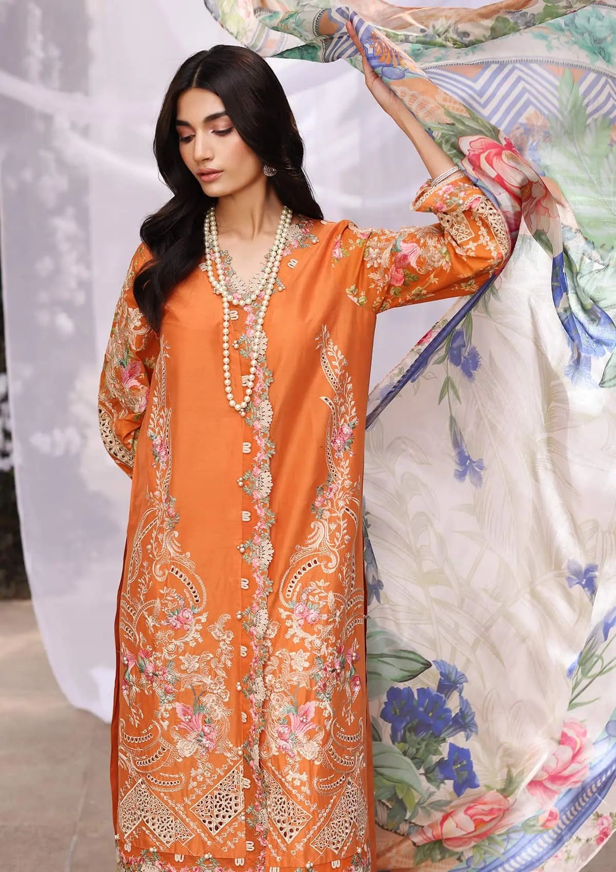 KFL - 10 - Maya | Kahf | Luxury lawn Collection 2024