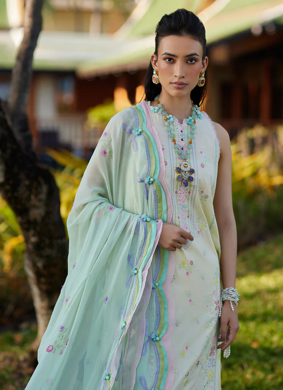 Vaia Yellow | Farah Talib Aziz | Suay Luxury lawn Collection 2024