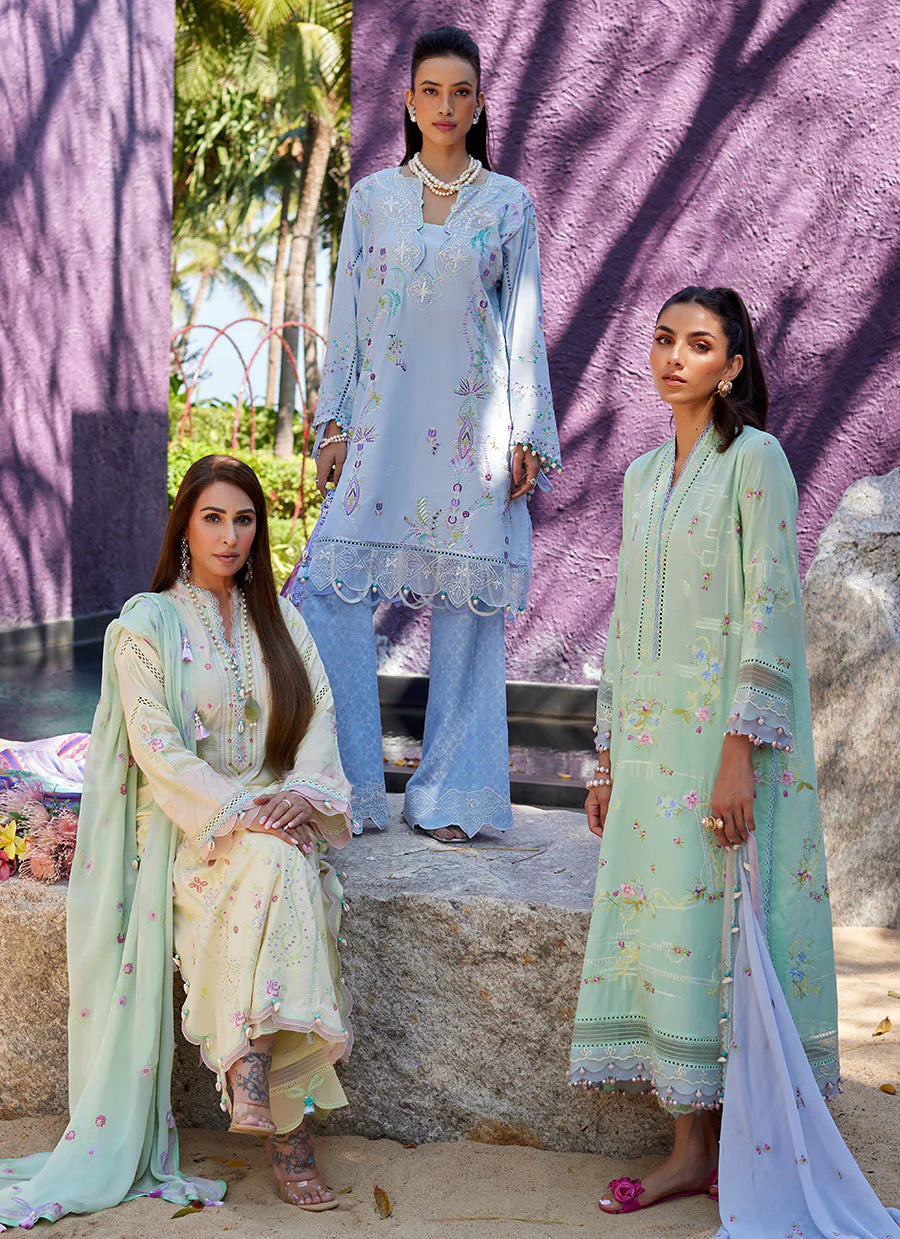 Vaia Yellow | Farah Talib Aziz | Suay Luxury lawn Collection 2024