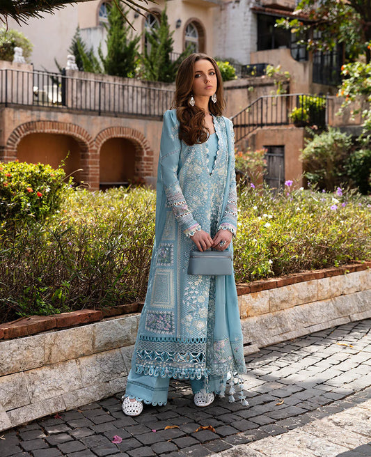 Azure - D - 4B | Republic Womenswear  | Ilana Eid Luxury Lawn 2024