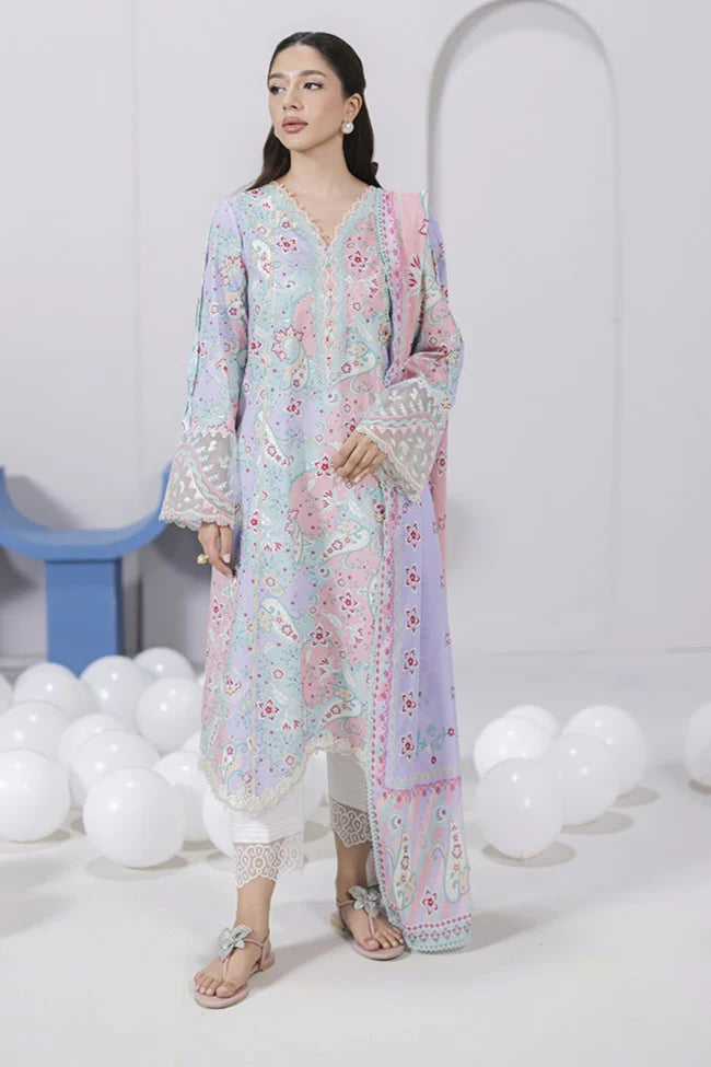 EM-03 (A) JADE | Qalamkar | Qprints Lawn Volume 2 2025