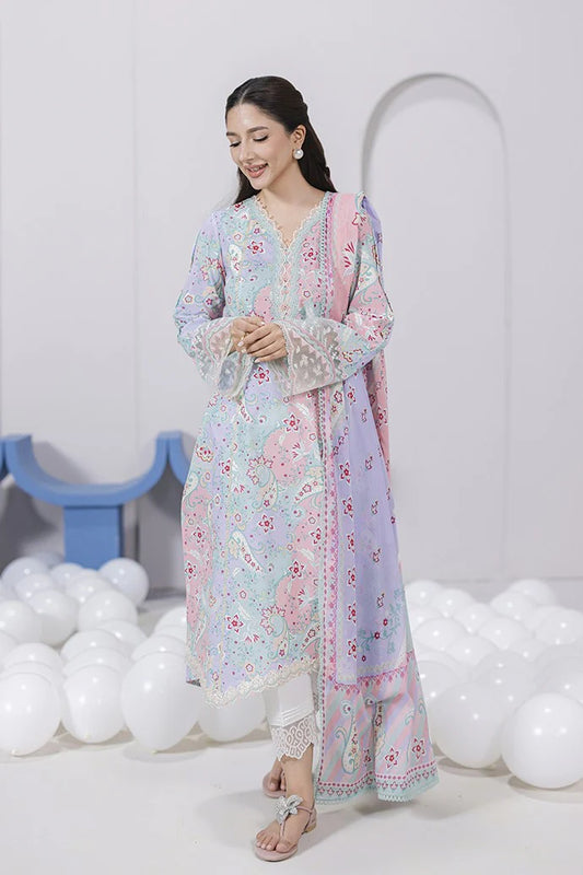 EM-03 (A) JADE | Qalamkar | Qprints Lawn Volume 2 2025