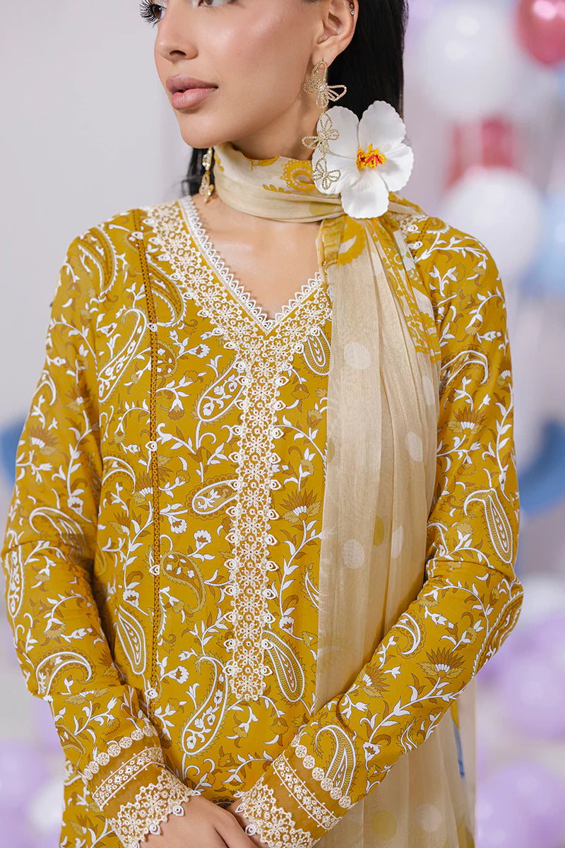EM-10 (B) ADELE | Qalamkar | Qprints Lawn Volume 2 2025